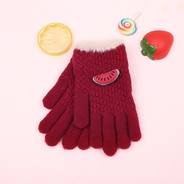 children's mittens plush knitted gloves autumn/winter men's and women's warm cartoon with separate fingers, White
children's mittens plush knitted gloves autumn/winter men's and women's warm cartoon with separate fingers, White