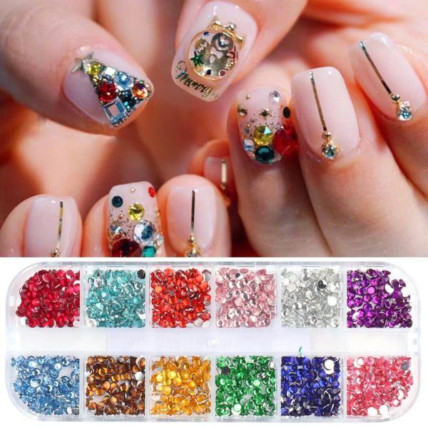 12 grids resin rhinestones for nail art 3mm round flatback decorations nail gems diy crystal sticker manicure accessories ji1887, Silver;gold
12 grids resin rhinestones for nail art 3mm round flatback decorations nail gems diy crystal sticker manicure accessories ji1887, Silver;gold