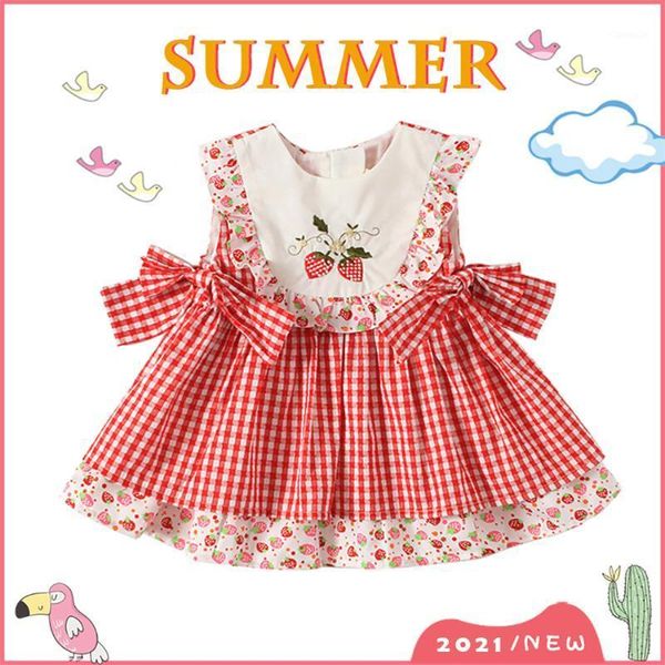 baby girl dress toddler 0-4 years birthday party costumes kids summer strawberry print infant christmas girl's dresses, Red;yellow
baby girl dress toddler 0-4 years birthday party costumes kids summer strawberry print infant christmas girl's dresses, Red;yellow