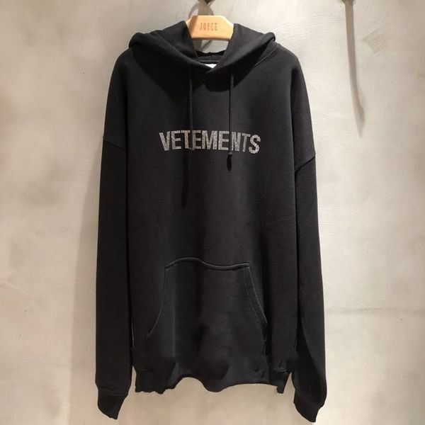 2021 new hoodie men women vetements rhinestone hoodies bling letter vtm pullovers oversize thick material sweatshirts zkkj, Black
2021 new hoodie men women vetements rhinestone hoodies bling letter vtm pullovers oversize thick material sweatshirts zkkj, Black