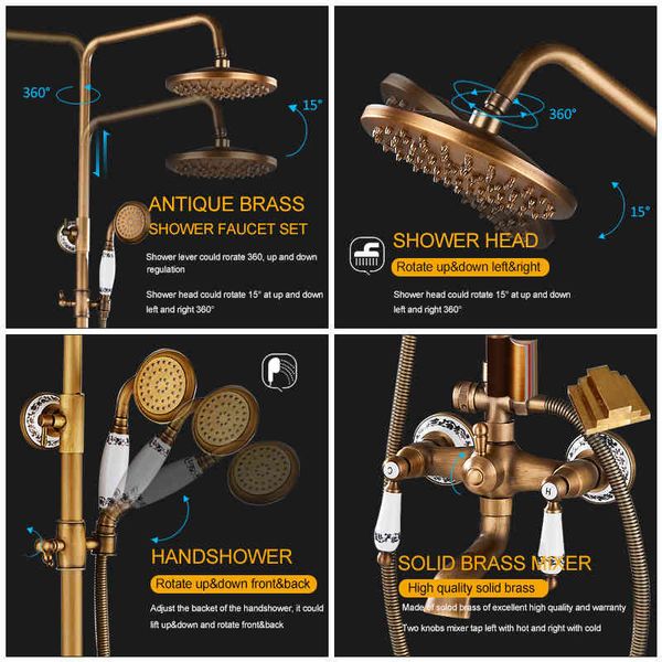 bathroom shower heads antique brass faucets set ceramic porcelain swivel spout wall mount dual knobs mixer tap bath kit djo5
bathroom shower heads antique brass faucets set ceramic porcelain swivel spout wall mount dual knobs mixer tap bath kit djo5