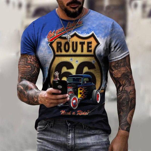 men's t-shirts 66 american road style t-shirt 3d-printed men/women sportswear harajuku fashion oversize casual streetwear, White;black
men's t-shirts 66 american road style t-shirt 3d-printed men/women sportswear harajuku fashion oversize casual streetwear, White;black