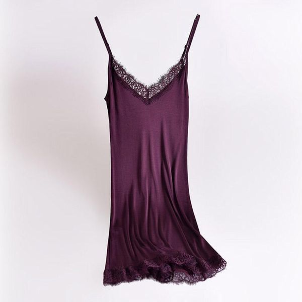 women's sleepwear summer all-match lace stitching women comfortable knitted silk full slips adjustable dress 5 colors v-neck, Black;red
women's sleepwear summer all-match lace stitching women comfortable knitted silk full slips adjustable dress 5 colors v-neck, Black;red