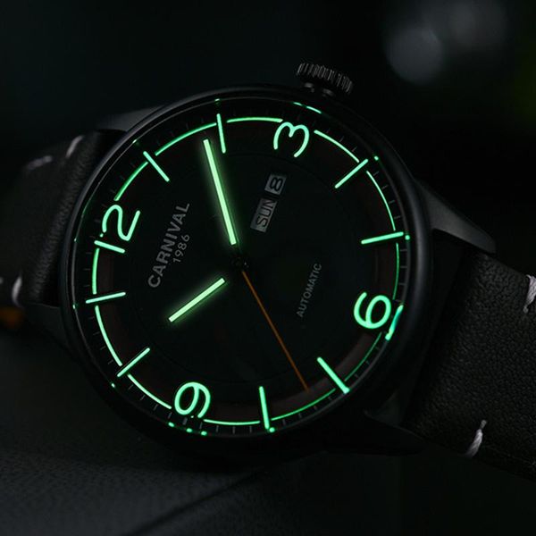 wristwatches carnival mechanical watch for men automatic miyota sapphire waterproof luminous reloj hombre montre homme nh36, Slivery;brown
wristwatches carnival mechanical watch for men automatic miyota sapphire waterproof luminous reloj hombre montre homme nh36, Slivery;brown