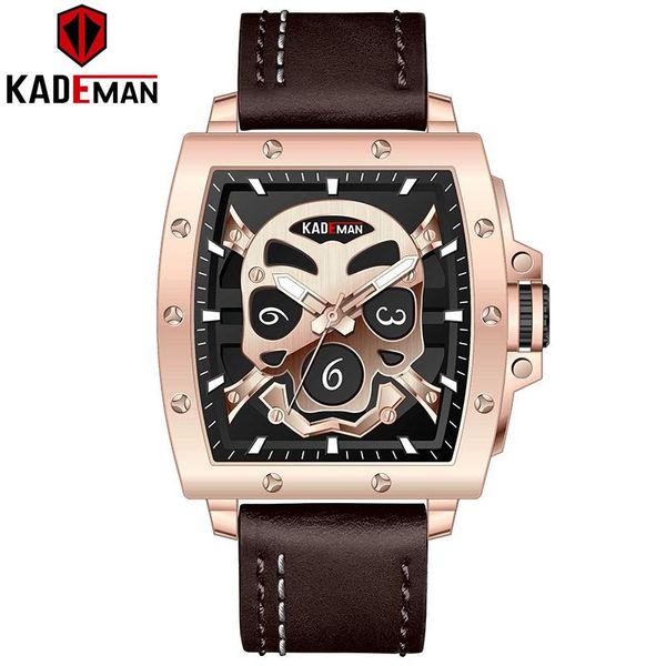 wristwatches kademan fashion men individual skull pattern leather analog quartz sport watch male waterproof relogio masculino, Slivery;brown
wristwatches kademan fashion men individual skull pattern leather analog quartz sport watch male waterproof relogio masculino, Slivery;brown
