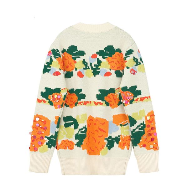 spring female her neck floral sleeve jacquard sequins beads knitted pullovers outerwear t53002 fg8x, White;black
spring female her neck floral sleeve jacquard sequins beads knitted pullovers outerwear t53002 fg8x, White;black