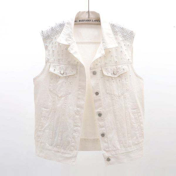 korean fashion pink purple white denim women summer loose waistcoat sleeveless jacket coat beading short jeans vest female tlci, Black;white
korean fashion pink purple white denim women summer loose waistcoat sleeveless jacket coat beading short jeans vest female tlci, Black;white