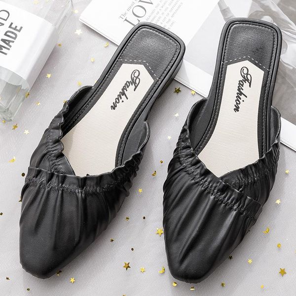 slippers women's flat sandals summer indoor outdoor solid non-slip house ladies shoes 2.5cm heel zapatos de mujer, Black
slippers women's flat sandals summer indoor outdoor solid non-slip house ladies shoes 2.5cm heel zapatos de mujer, Black