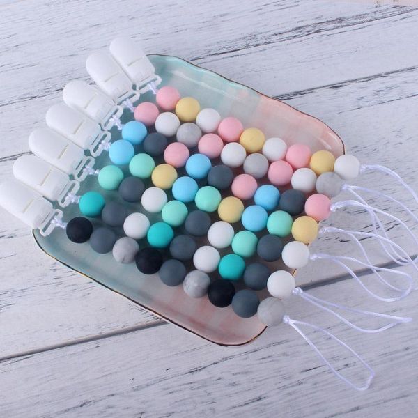 pacifiers# baby pacifier chain silicone beads rope teether anti-chain mother and supplies
pacifiers# baby pacifier chain silicone beads rope teether anti-chain mother and supplies