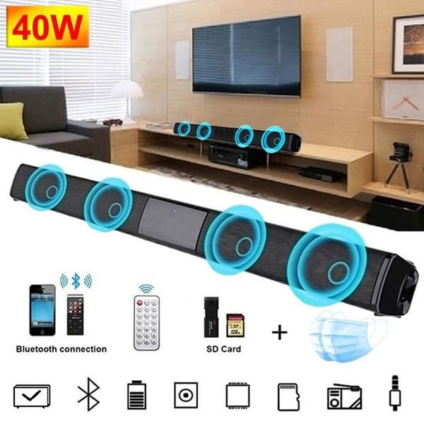 mini speakers 2021 est sound bar, elecder wireless bluetooth soundbars for tv, with/without remote control
mini speakers 2021 est sound bar, elecder wireless bluetooth soundbars for tv, with/without remote control