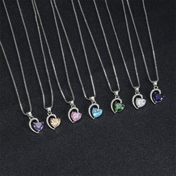 pendant necklaces 2021 fashion love zircon steel color snake bone chain luxury crystal necklace jewelry for women wholesale, Silver
pendant necklaces 2021 fashion love zircon steel color snake bone chain luxury crystal necklace jewelry for women wholesale, Silver