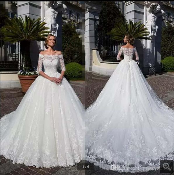 2021 vestido de festa white tulle ball gown muslim wedding dress lace appliques half sleeve court train modest bridal gowns vintage princess
2021 vestido de festa white tulle ball gown muslim wedding dress lace appliques half sleeve court train modest bridal gowns vintage princess