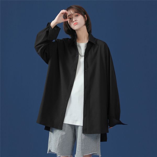 Estilo New Japo Primavera Novo Slido Solto Camisas Para Roupas Masculinas Manga Longa Lado Split Blusas Casuais Feminino Pl WRUZ, Black;brown
Estilo New Japo Primavera Novo Slido Solto Camisas Para Roupas Masculinas Manga Longa Lado Split Blusas Casuais Feminino Pl WRUZ, Black;brown