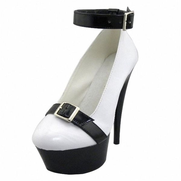 dress shoes 15cm high-heeled fashion party 6 inch platform round toe color block decoration single, Black
dress shoes 15cm high-heeled fashion party 6 inch platform round toe color block decoration single, Black