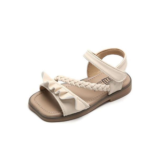 sandals girls black size 22-31 2021 fashion soft soled beach casual sandalias princess shoes beige pleated woven sandale, Black;red
sandals girls black size 22-31 2021 fashion soft soled beach casual sandalias princess shoes beige pleated woven sandale, Black;red