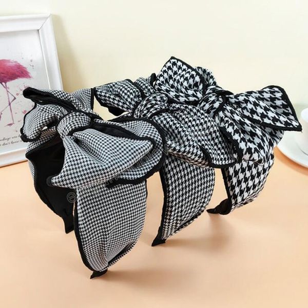fashion houndstooth hairband big bow knot plaid headband girls classic turban casual hair accessories wholesale, Silver
fashion houndstooth hairband big bow knot plaid headband girls classic turban casual hair accessories wholesale, Silver