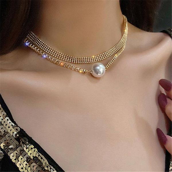 new arrival 2021 fashion sweet girls elegant pearl double layers necklace for women students party choker jewelry gifts, Silver
new arrival 2021 fashion sweet girls elegant pearl double layers necklace for women students party choker jewelry gifts, Silver