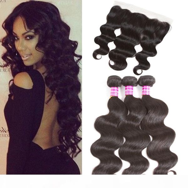 brazilian human hair weave bundles with frontal unprocessed virgin body wave 3 bundles with lace frontal remy hair extensions, Black;brown
brazilian human hair weave bundles with frontal unprocessed virgin body wave 3 bundles with lace frontal remy hair extensions, Black;brown