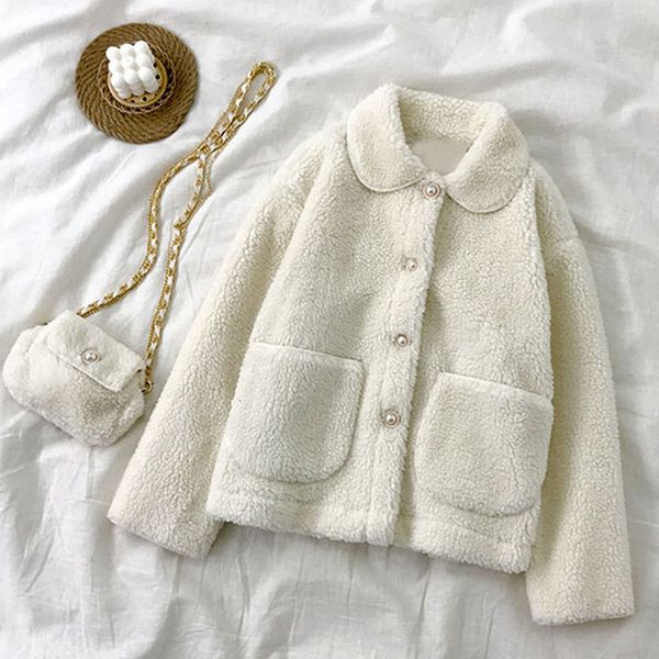 2021 winter warm jacket for women turn-down collar pocket single breasted casual coat female long sleeve loose jackets with lady bag 6qy0, Black;brown
2021 winter warm jacket for women turn-down collar pocket single breasted casual coat female long sleeve loose jackets with lady bag 6qy0, Black;brown