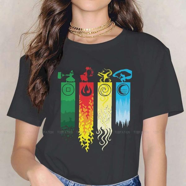 women's t-shirt four elements essential 4xl 5xl tshirt avatar the last airbender fabric classic t shirt girl clothes design, White
women's t-shirt four elements essential 4xl 5xl tshirt avatar the last airbender fabric classic t shirt girl clothes design, White