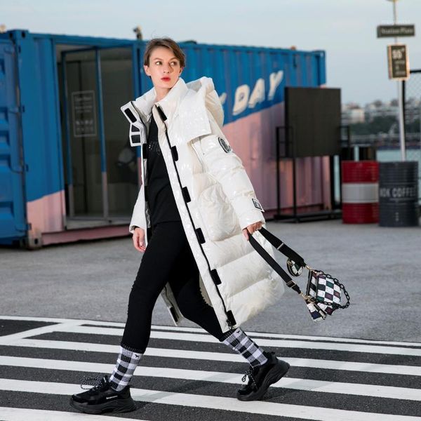 women's down & parkas women winter puffy jackets 2021 fashion hooded white duck coat female portable fluffy long coats, Black
women's down & parkas women winter puffy jackets 2021 fashion hooded white duck coat female portable fluffy long coats, Black