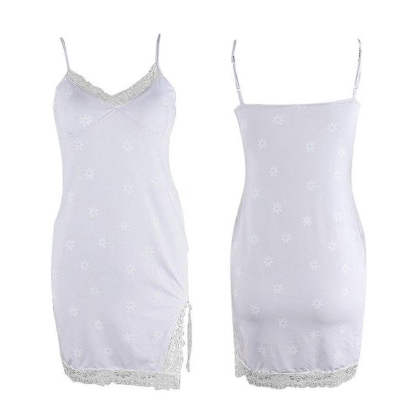 casual dresses women spaghetti strap v-neck lace splicing split hem bodycon dress floral print e56b, Black;gray
casual dresses women spaghetti strap v-neck lace splicing split hem bodycon dress floral print e56b, Black;gray