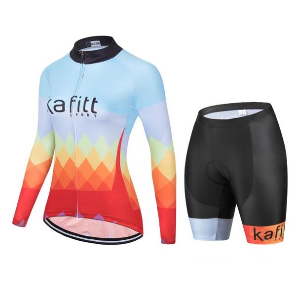 racing sets kafibicycle shorts women cycling jersey summer shirt long sleeve female quick dry bicycle clothing pro team equipment, Black;blue
racing sets kafibicycle shorts women cycling jersey summer shirt long sleeve female quick dry bicycle clothing pro team equipment, Black;blue