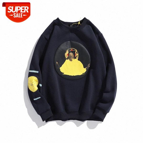 ss ken bean with jesus is king chicago limited men's and women's round neck loose plus velvet sweater #rq2f, Black
ss ken bean with jesus is king chicago limited men's and women's round neck loose plus velvet sweater #rq2f, Black