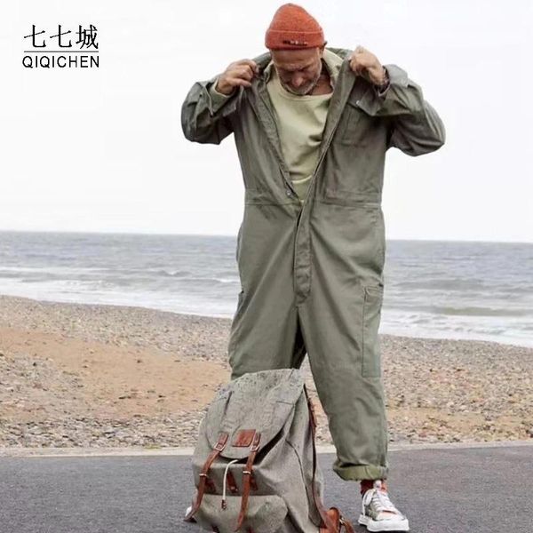 men's pants casual cargo jumpsuit wear multi-pockets workwear black green single breasted loose streetwear rompers trousers unisex
men's pants casual cargo jumpsuit wear multi-pockets workwear black green single breasted loose streetwear rompers trousers unisex