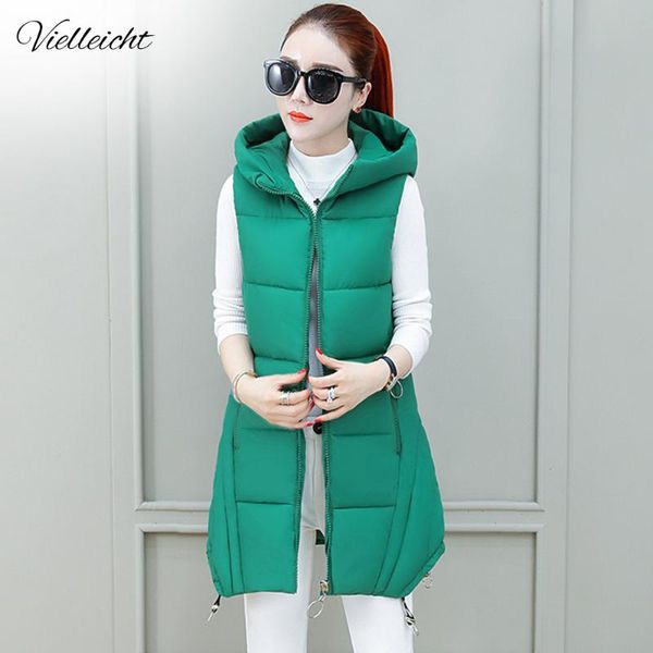 women's vests vielleicht 2021 women winter vest casual autumn warm thicken long sleeveless waistcoat female cotton padded jacket coat, Black;white
women's vests vielleicht 2021 women winter vest casual autumn warm thicken long sleeveless waistcoat female cotton padded jacket coat, Black;white