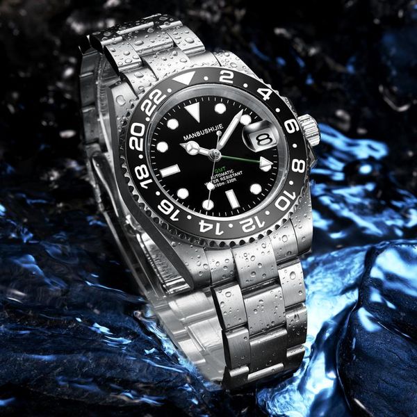 wristwatches brand corgeut100m stainless steel mechanical watches luxury sapphire glass automatic wristwatch sports waterproof watch for men, Slivery;brown
wristwatches brand corgeut100m stainless steel mechanical watches luxury sapphire glass automatic wristwatch sports waterproof watch for men, Slivery;brown