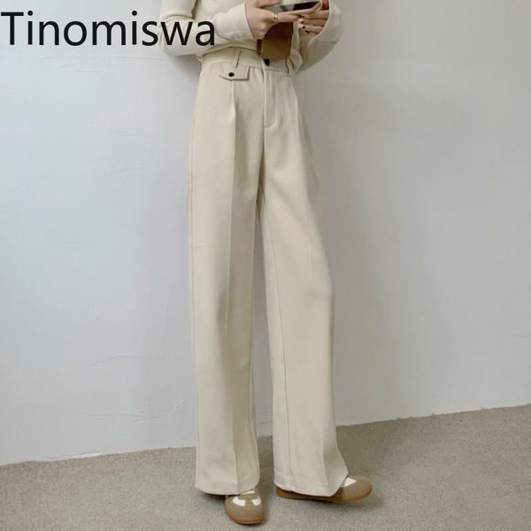 tinomiswa korean style wide leg pants women solid color high waist straight loose trousers female new chic casual pantalones, Black;white
tinomiswa korean style wide leg pants women solid color high waist straight loose trousers female new chic casual pantalones, Black;white