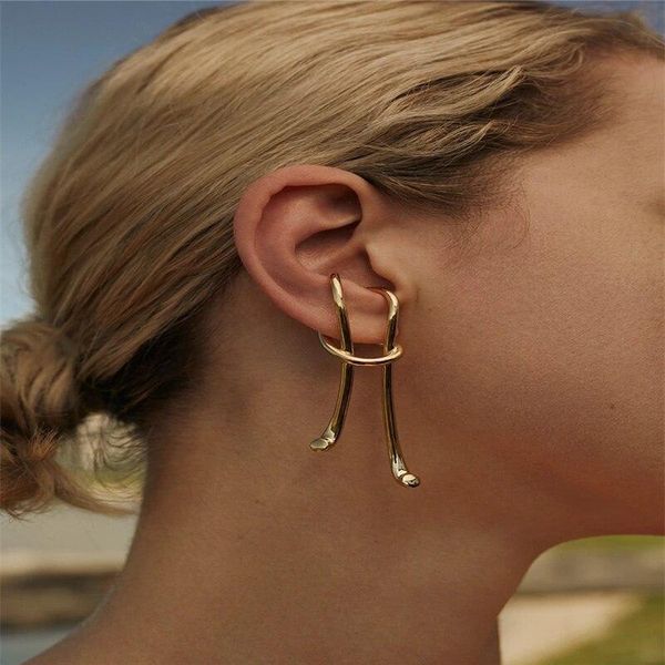 hoop & huggie a00956 jazaz 925 sterling silver geometric irregular ear clip boneless buckle designers creative earrings street jewelry, Golden;silver
hoop & huggie a00956 jazaz 925 sterling silver geometric irregular ear clip boneless buckle designers creative earrings street jewelry, Golden;silver