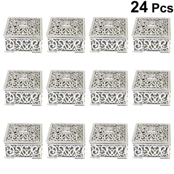gift wrap 24pcs hollow out flower pattern boxes square mini candy packaging case party favors (golden)
gift wrap 24pcs hollow out flower pattern boxes square mini candy packaging case party favors (golden)