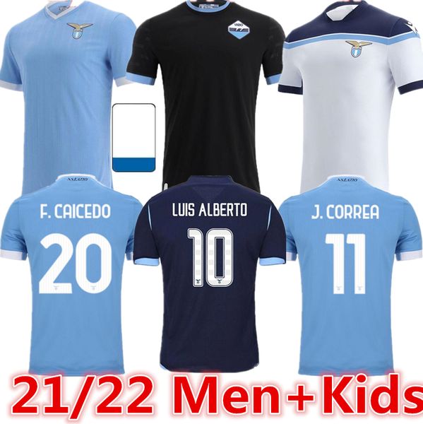 21 22 lazio soccer jerseys luis alberto immobile sergej vestiti da calcio maglia j.correa lucas men kids kits uniforms uomini football shirt, Black;yellow
21 22 lazio soccer jerseys luis alberto immobile sergej vestiti da calcio maglia j.correa lucas men kids kits uniforms uomini football shirt, Black;yellow
