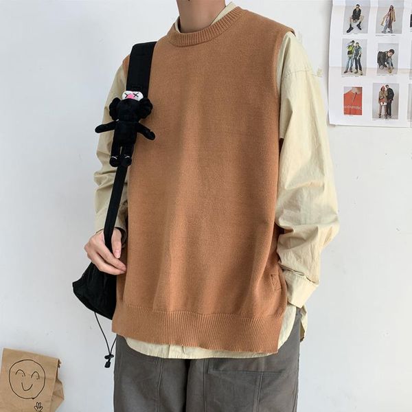 men's vests spring sweater vest fashion casual solid color o-neck knitted pullover men streetwear korean loose mens m-2xl, Black;white
men's vests spring sweater vest fashion casual solid color o-neck knitted pullover men streetwear korean loose mens m-2xl, Black;white