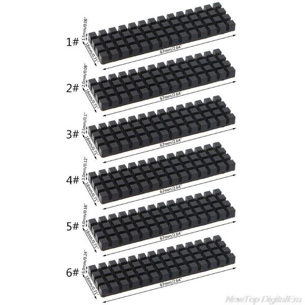 fans & coolings black graphene heatsink m.2 ngff 2280 pci-e nvme ssd thermal pad hard disk cooler radiator 67x18x1.5/2/2.5/3/4/6mm f23 21
fans & coolings black graphene heatsink m.2 ngff 2280 pci-e nvme ssd thermal pad hard disk cooler radiator 67x18x1.5/2/2.5/3/4/6mm f23 21