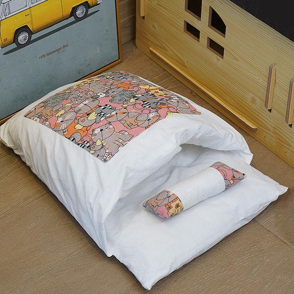 cat beds & furniture bed pets winter removable warm sleeping bag deep sleep dog house cats nest cushion with pillow
cat beds & furniture bed pets winter removable warm sleeping bag deep sleep dog house cats nest cushion with pillow