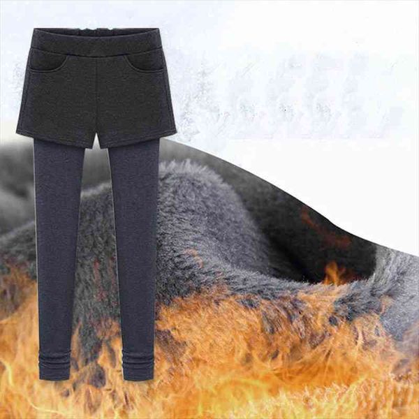 fashion winter false two-piece women legging pant skirt high waist elasticity slim solid m-2xl, Black
fashion winter false two-piece women legging pant skirt high waist elasticity slim solid m-2xl, Black