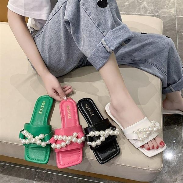 slippers female shoes fashion flat white party fulgurant pearl sandals thin belt roman women casual beach flip flops, Black
slippers female shoes fashion flat white party fulgurant pearl sandals thin belt roman women casual beach flip flops, Black