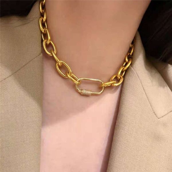 hbp fashion designer style korean simple temperament cuba necklace metal flash diamond thick short sweater bone chain women, Silver
hbp fashion designer style korean simple temperament cuba necklace metal flash diamond thick short sweater bone chain women, Silver