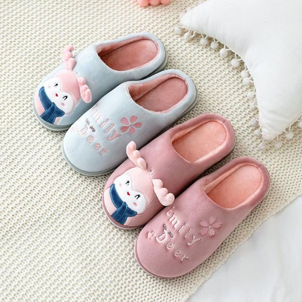 slippers elk sakura women's indoor embroidered pattern cartoon plush casual girls winter home shoes cute style, Black
slippers elk sakura women's indoor embroidered pattern cartoon plush casual girls winter home shoes cute style, Black