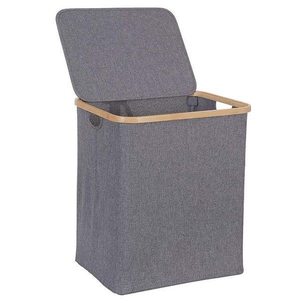 laundry basket with lid, large bamboo dirty clothes hamper with handle, waterproof collapsible laundry hamper storage for bedroo
laundry basket with lid, large bamboo dirty clothes hamper with handle, waterproof collapsible laundry hamper storage for bedroo