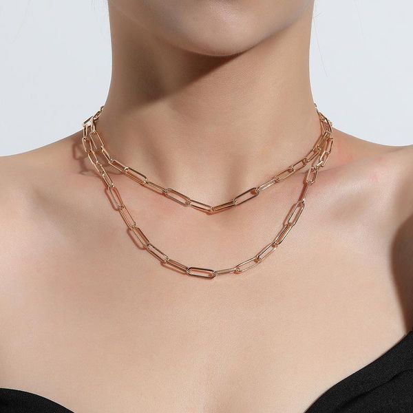 pendant necklaces vintage punk multilayer metal choker link chain for women gold silver color collar party fashion jewelry gift
pendant necklaces vintage punk multilayer metal choker link chain for women gold silver color collar party fashion jewelry gift