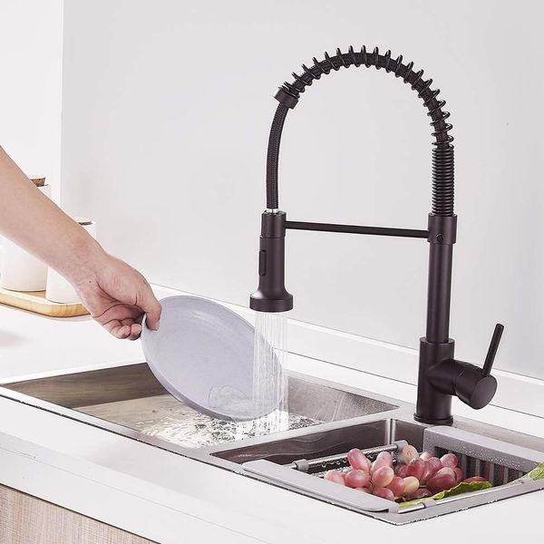 2021 new matte black spring with pull down puerizer, lead single fist solid brass rod dsw2 sink faucet rqdq
2021 new matte black spring with pull down puerizer, lead single fist solid brass rod dsw2 sink faucet rqdq