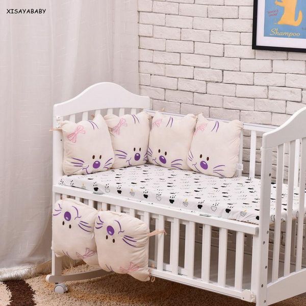 6pcs new arrival flexible combination baby bed bumper cartoon cat crib bumper in the crib 30*30cm
6pcs new arrival flexible combination baby bed bumper cartoon cat crib bumper in the crib 30*30cm