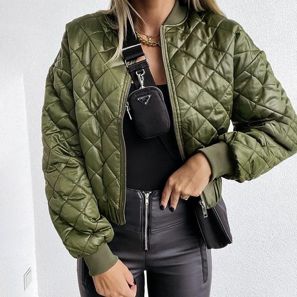 women's jackets fashion quilted coats for women 2021 autumn winter outwear vintage baseball jacket zip up cropped windbreaker, Black;brown
women's jackets fashion quilted coats for women 2021 autumn winter outwear vintage baseball jacket zip up cropped windbreaker, Black;brown