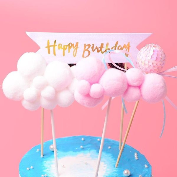 other festive & party supplies 1pc pink blue soft pompom cloud cake er happy birthday diy flags decoration for festival year
other festive & party supplies 1pc pink blue soft pompom cloud cake er happy birthday diy flags decoration for festival year