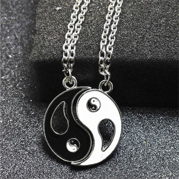 pendant necklaces blaike 2 pc/set couple necklace friends tai ji bagua yin and yang lovers set, Silver
pendant necklaces blaike 2 pc/set couple necklace friends tai ji bagua yin and yang lovers set, Silver
