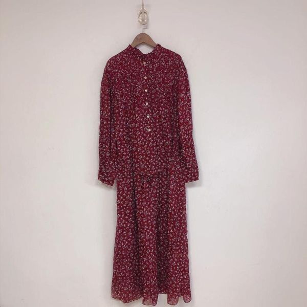 casual dresses ruffles trim collar women floral midi dress single-breasted slim lace-up lady long early autumn pleated robes 2021, Black;gray
casual dresses ruffles trim collar women floral midi dress single-breasted slim lace-up lady long early autumn pleated robes 2021, Black;gray